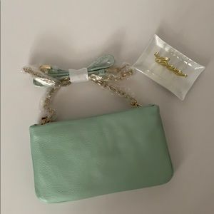 {Ann Taylor} leather crossbody bag